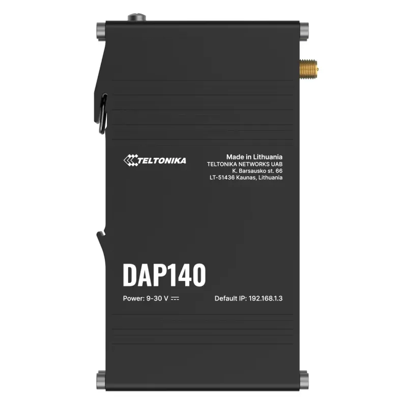 Bezvadu piekļuves punkts Teltonika DAP140 300 Mbit/s PoE Melns