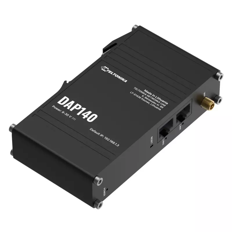 Bezvadu piekļuves punkts Teltonika DAP140 300 Mbit/s PoE Melns