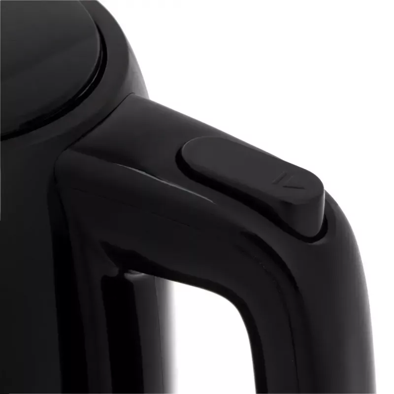 Elektriskā tējkanna Adler AD 1380B — 1,7 L, līdz 2200 W, melna, 360° pamatne