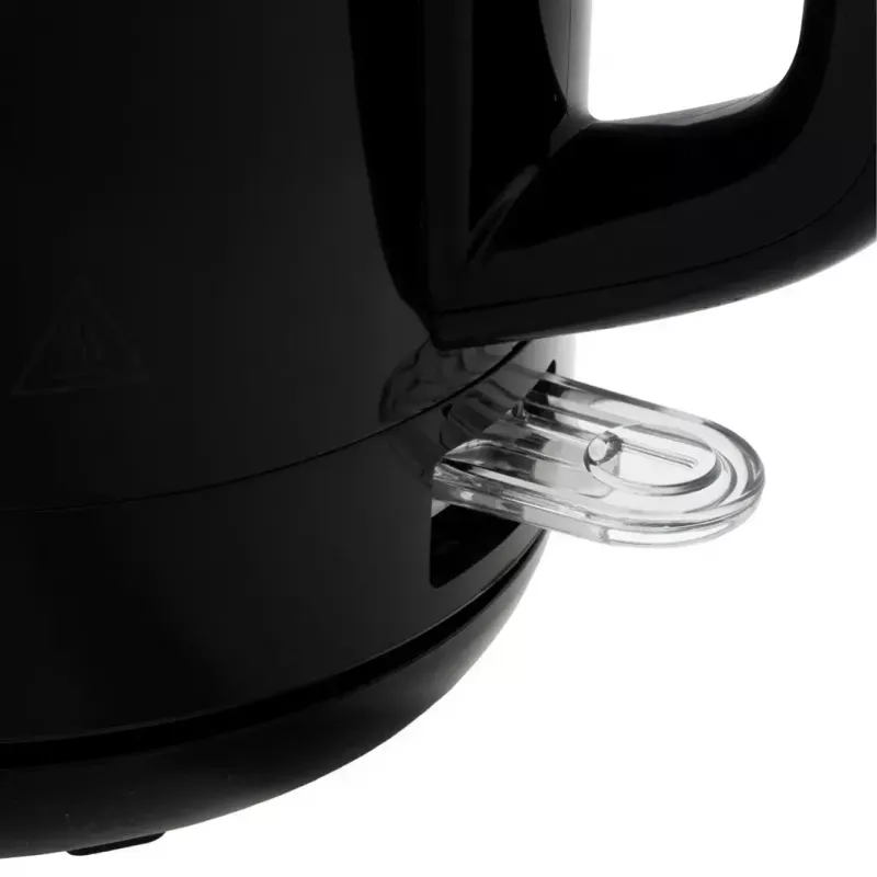 Elektriskā tējkanna Adler AD 1380B — 1,7 L, līdz 2200 W, melna, 360° pamatne