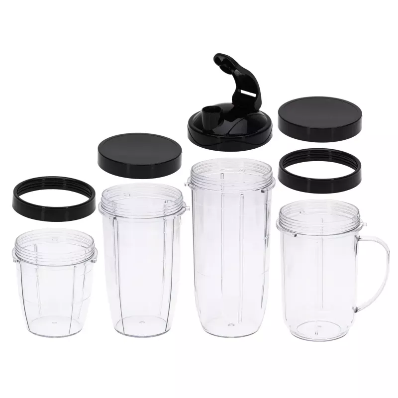 Galda blenderis Adler AD 4084 Smoothie Set — 500 W (maks. 1200 W), 0,7 L stikla trauks, noņemams trauks, melns