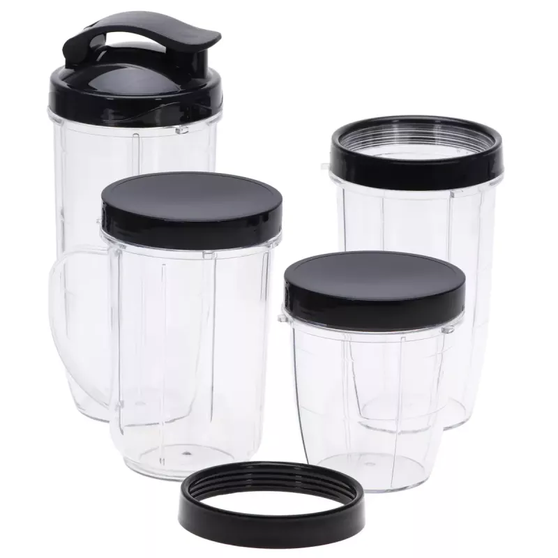 Galda blenderis Adler AD 4084 Smoothie Set — 500 W (maks. 1200 W), 0,7 L stikla trauks, noņemams trauks, melns