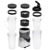 Galda blenderis Adler AD 4084 Smoothie Set — 500 W (maks. 1200 W), 0,7 L stikla trauks, noņemams trauks, melns