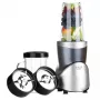 Galda blenderis Adler AD 4084 Smoothie Set — 500 W (maks. 1200 W), 0,7 L stikla trauks, noņemams trauks, melns