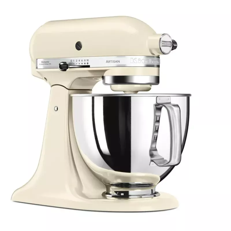 Statīvs mikseris KITCHENAID 5KSM125EAC — 300 W, 4,8 L bļoda, 10 ātrumi, krēmkrāsa