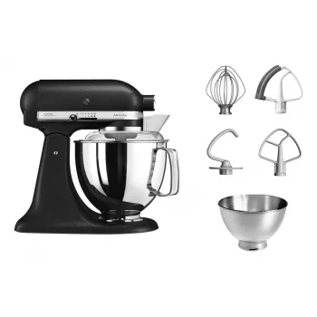 KitchenAid Artisan statīvais mikseris 300 W, melns