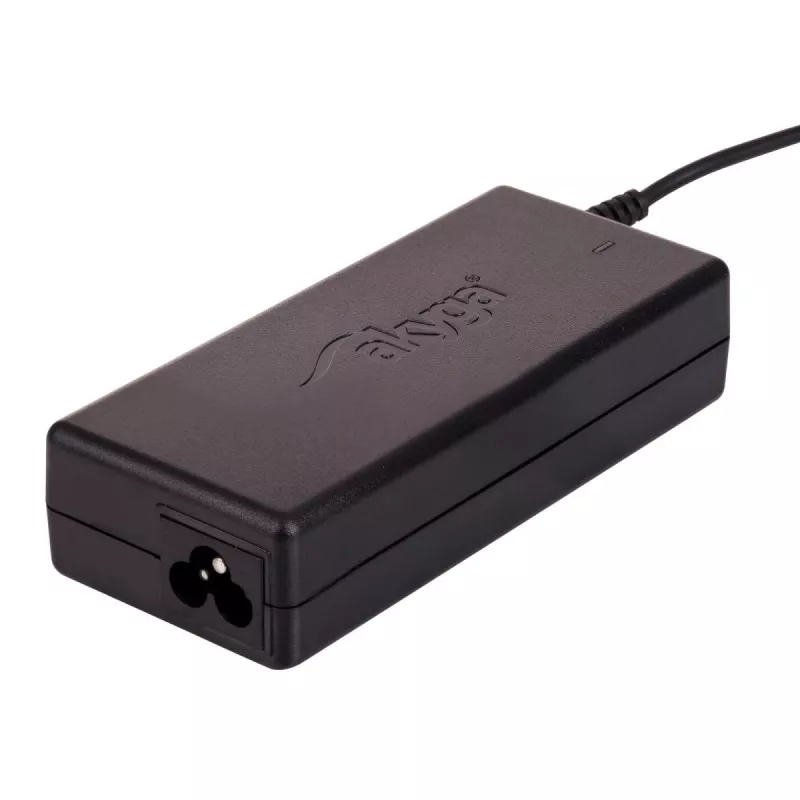 Strāvas adapteris Akyga AK-ND-10 90W 19V 4,74A maiņstrāvas-līdzstrāvas klēpjdatora lādētājs, 1,2 m kabelis, melns