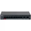Dahua Technology DH-CS4010-8ET-110 tīkla slēdzis pārvaldīts L2 Fast Ethernet (10/100) Power over Ethernet (PoE) melns