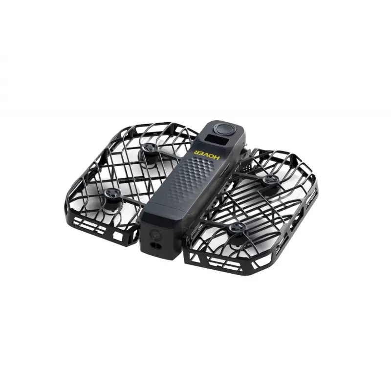 Drone HOVERAir X1 ProMax — 4-rotoru, 48 MP kamera, 7680×4320 video, 16,6 m/s, 1000 m diapazons, 1920 mAh, 64 GB iekšējā atmiņa, melns