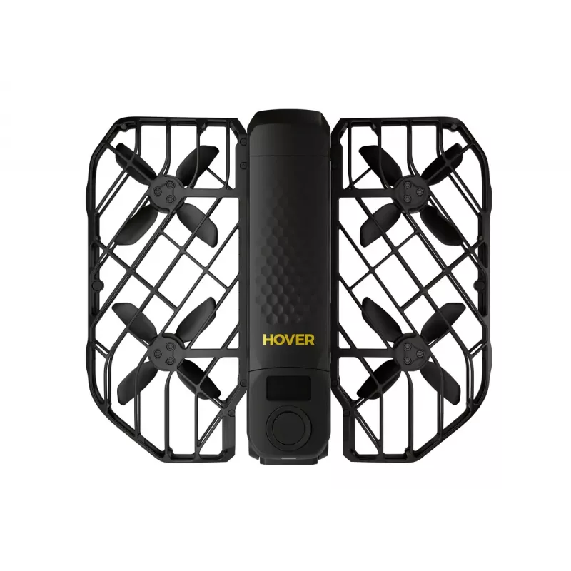 Drone HOVERAir X1 ProMax — 4-rotoru, 48 MP kamera, 7680×4320 video, 16,6 m/s, 1000 m diapazons, 1920 mAh, 64 GB iekšējā atmiņa, melns