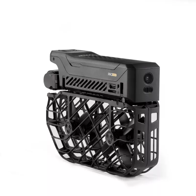 Drone HOVERAir X1 ProMax — 4-rotoru, 48 MP kamera, 7680×4320 video, 16,6 m/s, 1000 m diapazons, 1920 mAh, 64 GB iekšējā atmiņa, melns