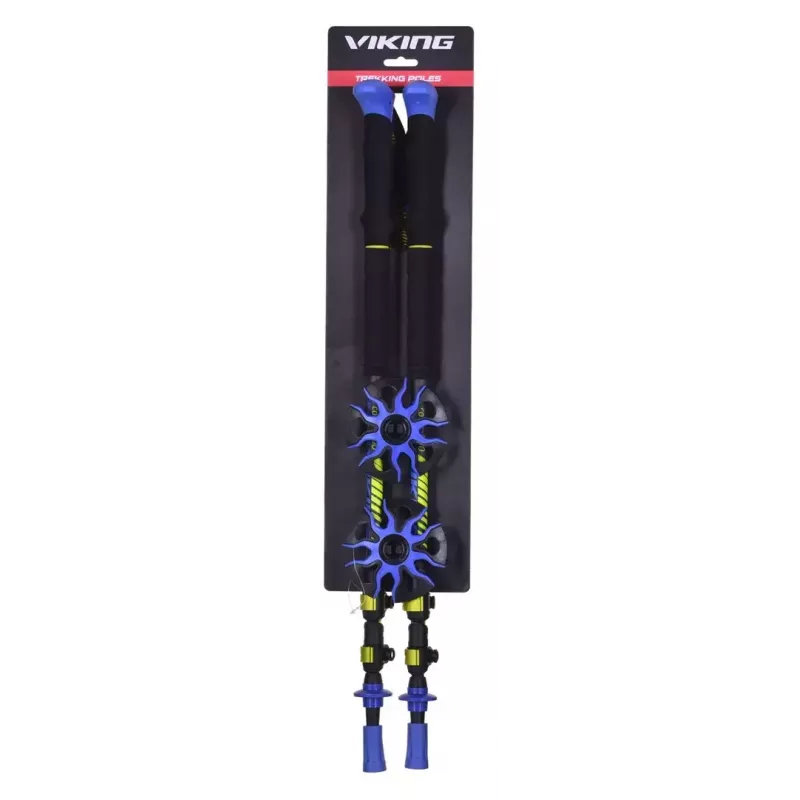 Pārgājienu nūjas Viking Carbo Lite Melns Lime, 175 cm, ogleklis, 610 g