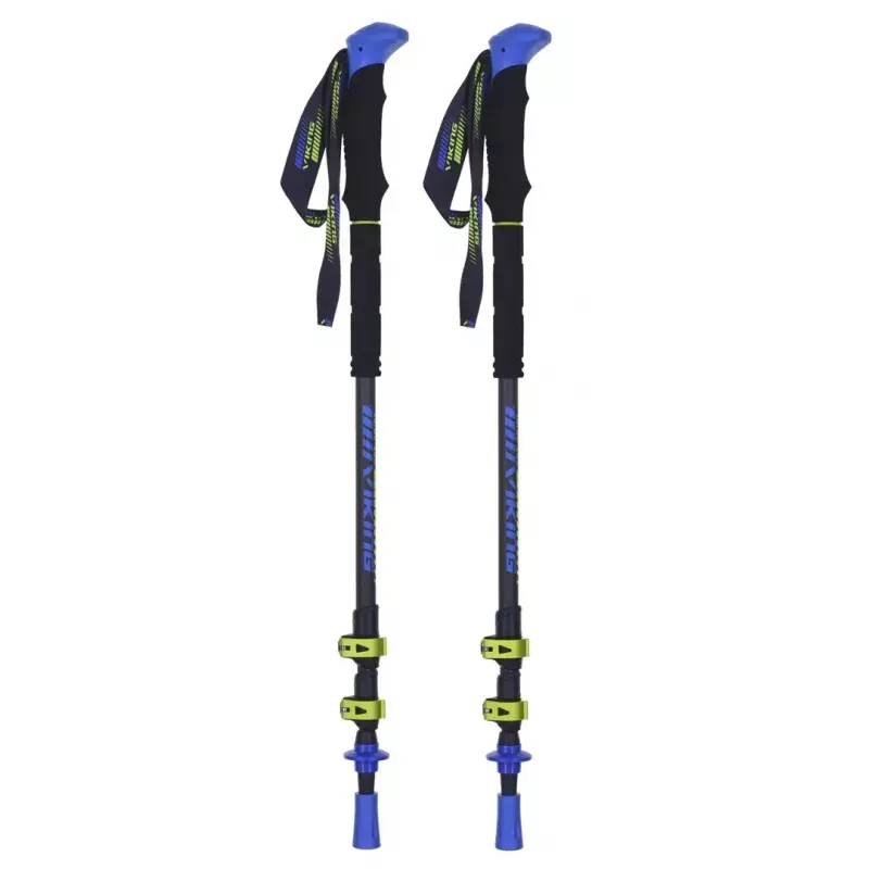 Pārgājienu nūjas Viking Carbo Lite Melns Lime, 175 cm, ogleklis, 610 g