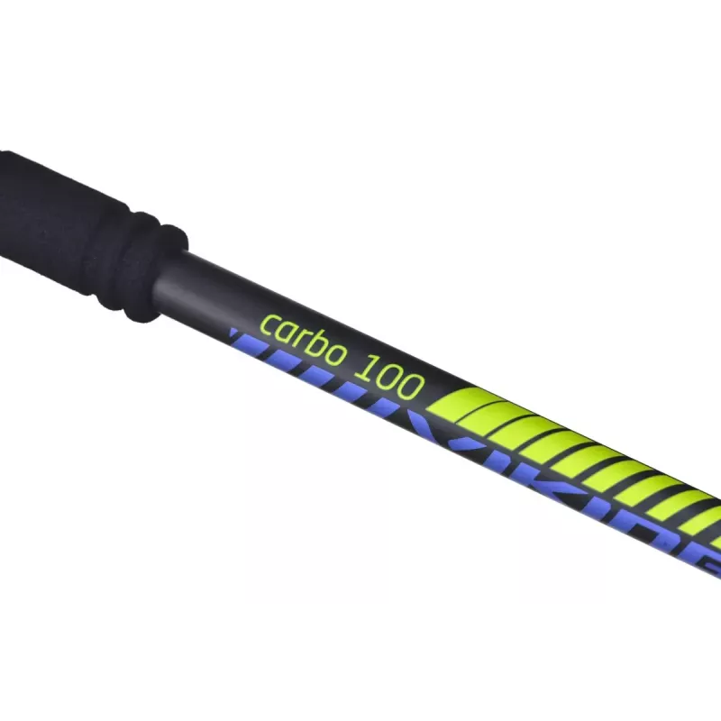 Pārgājienu nūjas Viking Carbo Lite Melns Lime, 175 cm, ogleklis, 610 g