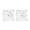 Universāls šķidruma dzesētājs CHIEFTEC ICEBERG 240-RGB-W — 240 mm radiators, 2 x 120 mm RGB ventilatori, balts