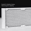 Universāls šķidruma dzesētājs CHIEFTEC ICEBERG 240-RGB-W — 240 mm radiators, 2 x 120 mm RGB ventilatori, balts