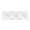 Universāls šķidruma dzesētājs CHIEFTEC CLC-360-RGB-W — 360 mm radiators, 3x 120 mm RGB ventilatori, balts, 40 cm caurules