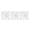 Universāls šķidruma dzesētājs CHIEFTEC CLC-360-RGB-W — 360 mm radiators, 3x 120 mm RGB ventilatori, balts, 40 cm caurules