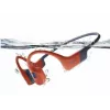 Kaulu vadītspējas austiņas Shokz OpenSwim Pro — binaurālas, IP68 ūdensnecaurlaidīgas, Bluetooth 5.2, darbības laiks līdz 9 stundām, auss āķis, sarkanas
