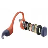 Kaulu vadītspējas austiņas Shokz OpenSwim Pro — binaurālas, IP68 ūdensnecaurlaidīgas, Bluetooth 5.2, darbības laiks līdz 9 stundām, auss āķis, sarkanas