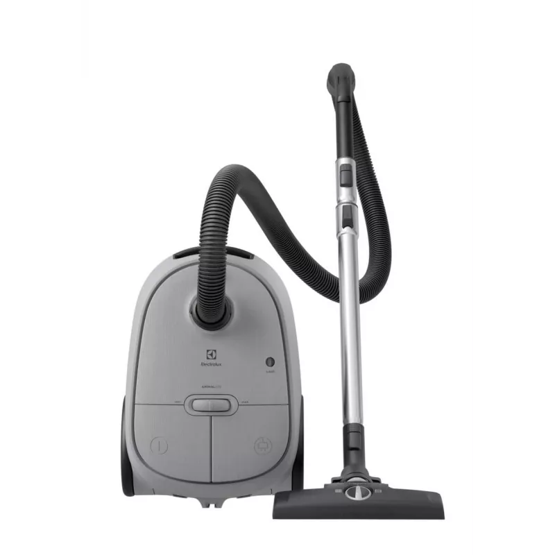 Cilindriskais putekļsūcējs Electrolux EB61A5UG — 3,5 L putekļu maiss, 750 W, 12 m rādiuss, turbo birste, nerūsējošā tērauda teleskopiskā caurule