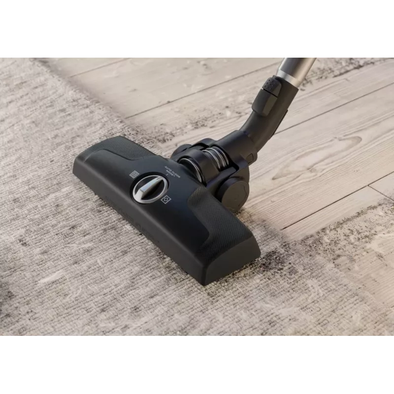 Cilindriskais putekļsūcējs Electrolux EB61A5UG — 3,5 L putekļu maiss, 750 W, 12 m rādiuss, turbo birste, nerūsējošā tērauda teleskopiskā caurule