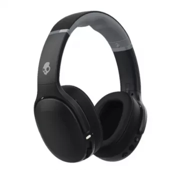 Austiņas Skullcandy Crusher Evo — bezvadu un vadu apkārtauss austiņas, Bluetooth 5.0, 40 h akumulators, USB-C, 3,5 mm, salokāmas, melnas