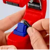 Cauruļu griezējs Knipex 90 23 01 BK tērauda asmens plastmasas rokturis 165mm