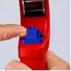 Cauruļu griezējs Knipex 90 23 01 BK tērauda asmens plastmasas rokturis 165mm