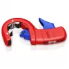 Cauruļu griezējs Knipex 90 23 01 BK tērauda asmens plastmasas rokturis 165mm
