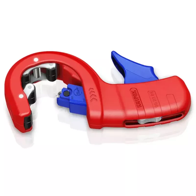 Cauruļu griezējs Knipex 90 23 01 BK tērauda asmens plastmasas rokturis 165mm