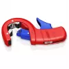 Cauruļu griezējs Knipex 90 23 01 BK tērauda asmens plastmasas rokturis 165mm
