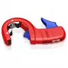 Cauruļu griezējs Knipex 90 23 01 BK tērauda asmens plastmasas rokturis 165mm