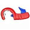 Cauruļu griezējs Knipex 90 23 01 BK tērauda asmens plastmasas rokturis 165mm