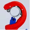 Cauruļu griezējs Knipex 90 23 01 BK tērauda asmens plastmasas rokturis 165mm