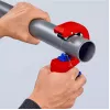 Cauruļu griezējs Knipex 90 23 01 BK tērauda asmens plastmasas rokturis 165mm