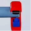 Cauruļu griezējs Knipex 90 23 01 BK tērauda asmens plastmasas rokturis 165mm