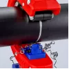 Cauruļu griezējs Knipex 90 23 01 BK tērauda asmens plastmasas rokturis 165mm