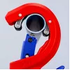 Cauruļu griezējs Knipex 90 23 01 BK tērauda asmens plastmasas rokturis 165mm