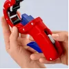 Cauruļu griezējs Knipex 90 23 01 BK tērauda asmens plastmasas rokturis 165mm