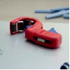 Cauruļu griezējs Knipex 90 23 01 BK tērauda asmens plastmasas rokturis 165mm