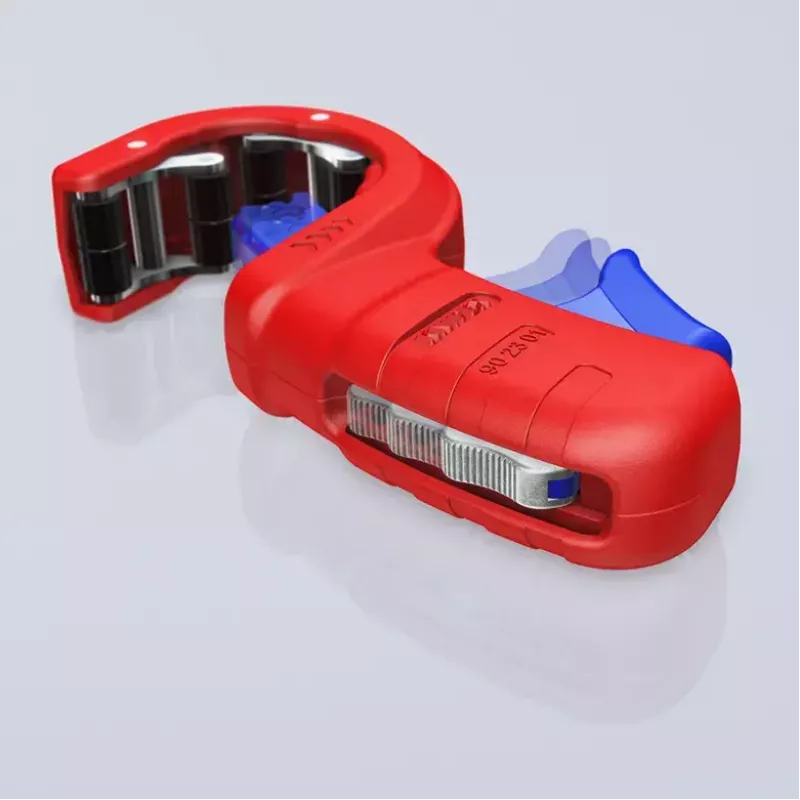 Cauruļu griezējs Knipex 90 23 01 BK tērauda asmens plastmasas rokturis 165mm