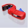 Cauruļu griezējs Knipex 90 23 01 BK tērauda asmens plastmasas rokturis 165mm