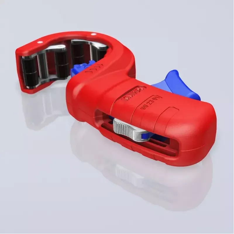 Cauruļu griezējs Knipex 90 23 01 BK tērauda asmens plastmasas rokturis 165mm