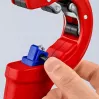 Cauruļu griezējs Knipex 90 23 01 BK tērauda asmens plastmasas rokturis 165mm