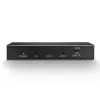 Lindy 2 Port HDMI 2.0 18G Splitter, HDMI, 2x HDMI, 3840 x 2160 pikseļi, melns, metāla, CE, FCC, RoHS, REACH, Kalifornijas 65. priekšlikums