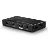 Lindy 2 Port HDMI 2.0 18G Splitter, HDMI, 2x HDMI, 3840 x 2160 pikseļi, melns, metāla, CE, FCC, RoHS, REACH, Kalifornijas 65. priekšlikums