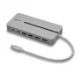 Lindy DST-Mx Duo USB-C klēpjdatora / MacBook mini dokstacija ar divu displeju (4K) atbalstu un 100 W caurlaides uzlādi