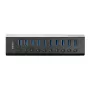 Lindy 10 portu USB 3.0 centrālmezgls ar ieslēgšanas/izslēgšanas slēdžiem