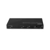 Lindy 2 portu HDMI 8K60 sadalītājs ar audio, HDMI, 2x HDMI, 3,5 mm, 7680 x 4320 pikseļi, melns, metāls
